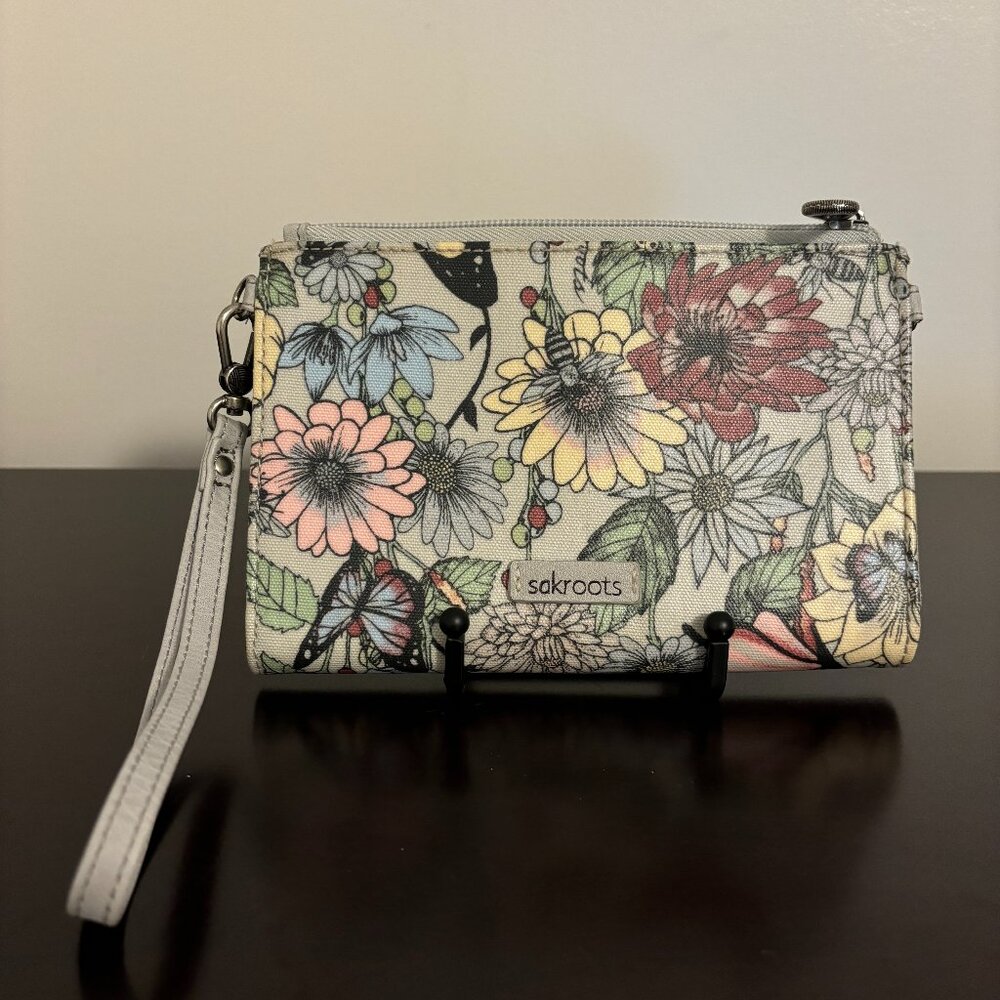 Sakroots Floral Clutch with Wristlet - Multicolor